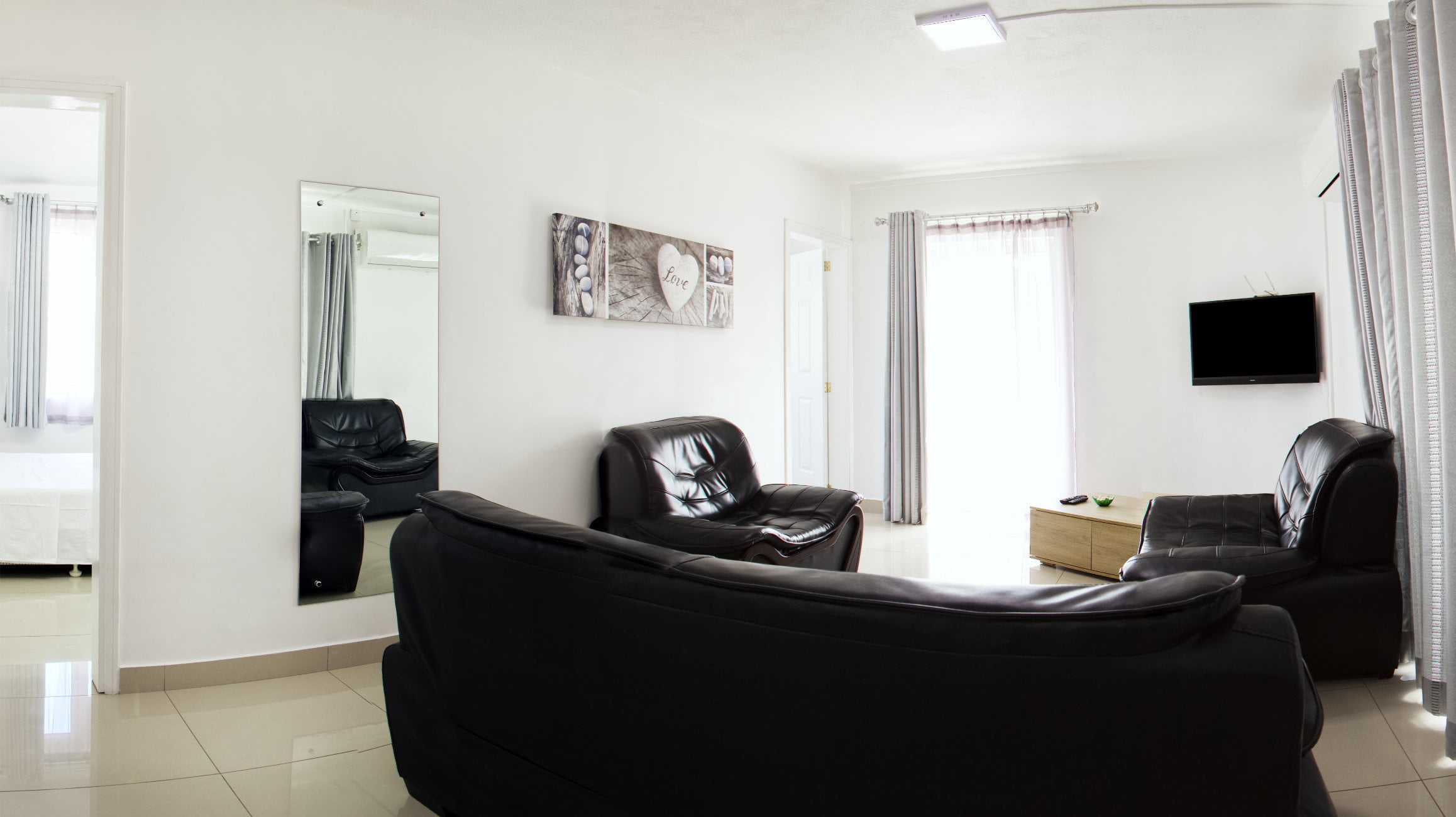 Emerald apartment living room